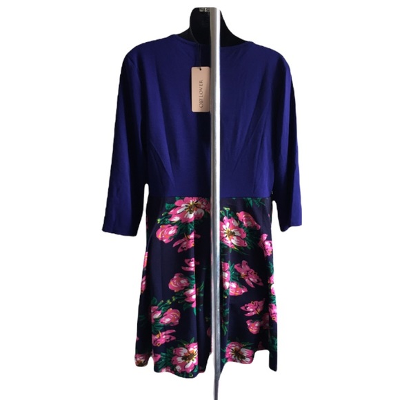 NWT All Occassion Floral Dress. L - Picture 2 of 6